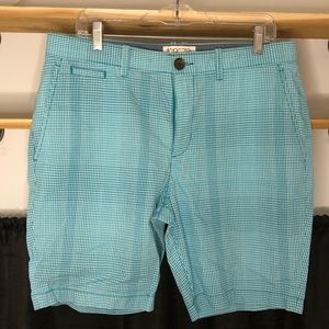 Checkered Blue Men’s Shorts